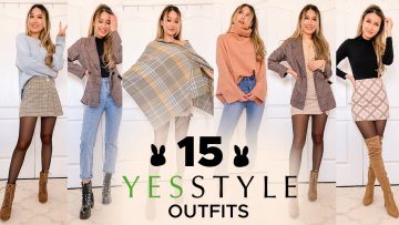 15 YESSTYLE Outfits | Try on haul and review