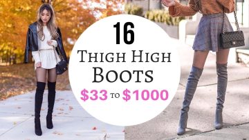 16 Thigh High Boots Try-on | $33 to $1000 SHEIN ALDO ROMWE STUART WEITZMAN