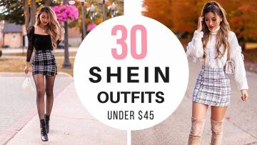 30 SHEIN fall winter outfits under $45 | Try-on haul review & style