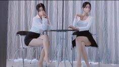 (4K) 🖤미니스커트+슬렌서아 알지? 다시ㄱㄱ 가로 룩북| Black Mini Skirt+ Slenn seoah again gogo Lookbook 고화질