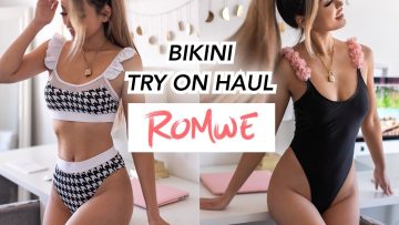 Affordable Bikini Try on Haul UNDER $20 | ROMWE SS 2020