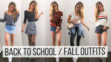 Back To School Fall Outfits 2018