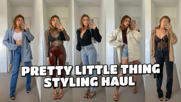 BRUNCH OUTFIT IDEAS | PRETTY LITTLE THING STYLING HAUL