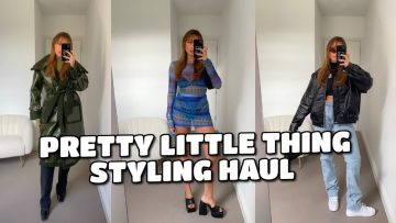 CASUAL & DRESSY DATE NIGHT OUTFITS | PRETTY LITTLE THING STYLING HAUL
