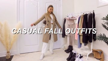 CASUAL FALL OUTFITS 🍁 | aesthetic & trendy fashion lookbook