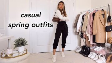CASUAL SPRING OUTFIT IDEAS | Fashion Lookbook