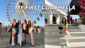 COACHELLA VLOG! Neon Carnival, Revolve Fest + All Of My Outfits! 🌵