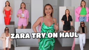 COLOURFUL AF ZARA TRY ON HAUL | SPRING/SUMMER STYLING