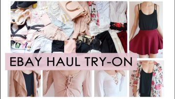 EBAY HAUL // Try-on REVIEW video // what to buy what not to buy