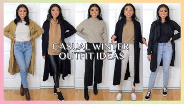 EVERYDAY WINTER OUTFIT IDEAS | What I Wore In A Week! // Christine Le