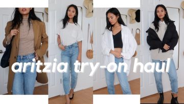 Fall 2021 Aritzia Try-On Haul | New In Capsule Wardrobe Pieces