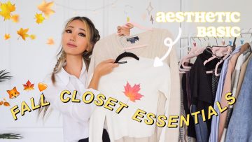 Fall Closet Essentials 2020 🍁| Basic pieces to style fall outfits