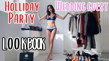 겨울 주말 데이트 데일리 룩북 (feat. 결혼식 하객룩, 연말 파티룩) | Datelook | Dailylook | Wedding guest | Partylook | winter