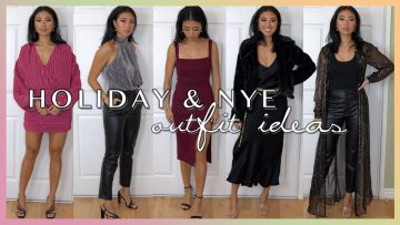 Holiday & New Years Eve Outfit Ideas | What To Wear This Winter Season!