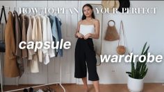 how to plan a capsule wardrobe | minimalist winter to spring transition outfits