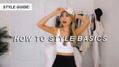 How to style basics into trendy + timeless outfits ✨ | spring must-have basics