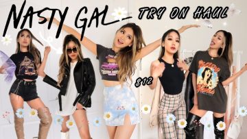 HOW TO STYLE EDGY OUTFITS | NASTY GAL try on haul Spring Summer 2020