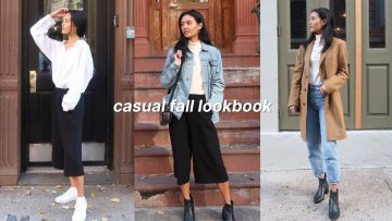 how to style minimalist chic outfits | casual fall fashion lookbook