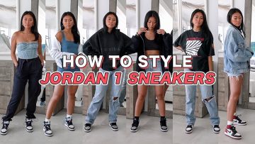 How To Style Nike Air Jordan 1 Sneakers || Casual Outfit Ideas || Christine Le