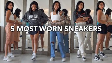 HOW TO STYLE SNEAKERS: Go To Casual Outfits | Jordan 1s, Nike, New Balance