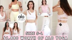 HUGE ATHLETIC WEAR HAUL / Sister Try-on at the End / ALO YOGA
