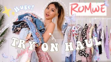 HUGE ROMWE SUMMER TRY ON HAUL  | discount code + how to style!