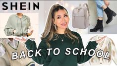 HUGE SHEIN BACK TO SCHOOL TRY-ON HAUL!! GIVEAWAY + discount code