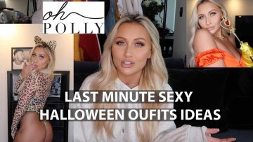 LAST MINUTE SEXY AF HALLOWEEN OUTFITS | OH POLLY TRY ON