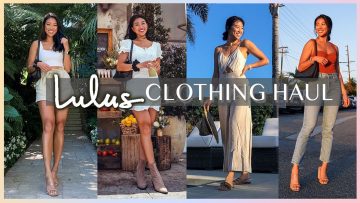 LULUS TRY ON CLOTHING HAUL – SUMMER & FALL LOOKS | Christine Le