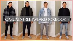 MENS STREETWEAR OUTFIT IDEAS | My Boyfriend Styles a Lookbook!