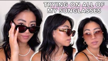 MY SUNGLASSES COLLECTION: Dezi, Ray Ban, + Designer Collection Try On