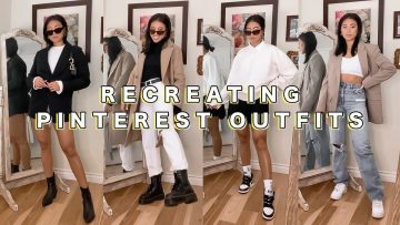 Recreating Pinterest Outfit Inspo | Collab with @Jess Undecided  🤍