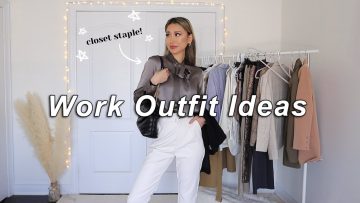 WORK OUTFIT IDEAS + tips ✨ What to Wear to the Office