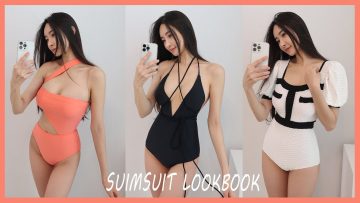 [세로룩북] 호캉스수영복 모노키니/신상하울/수영복룩북/모노키니/비키니/monokini,bikinilookbook,fashion haul