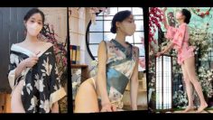 (4K) 기모노 룩북 │ T팬티와 허리띠 코디 │ 코스프레 │ Kimono and String Panty Cosplay Lookbook │ 이블린 Evelyn