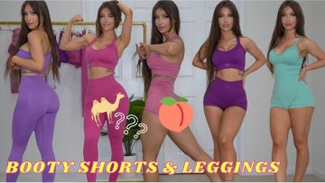 Legging/MINI Shorts Try On | Bo+Tee Try On | Devon Jenelle
