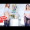 Lingerie try on haul and thong haul pantyhose review nylon feet. Mini skirt thong haul!