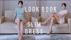 (4K) 169cm 슬렌더가 입어본 초슬림 드레스 룩북 | Super slim dress lookbook by 169cm slender