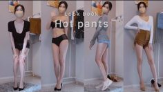 (4K)🌞무더운 여름 핫팬츠 룩북 시원하게💦|Hot summer hot pants lookbook cool