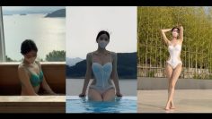 (4K) 저와 함께 수영하고 멋진 뷰 즐겨요~^^ 이블린의 룩북 패션 하울 & 감성 숙소 여행 브이로그: 여수 디아크 리조트(협찬) / 수영복,란제리,속옷,미시룩,캐쥬얼 반바지