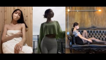 (ENG) Sauna in a Airbnb? Travel Vlog in Korea / Leggings, Stockings Evelyn Lookbook