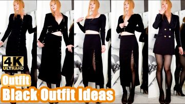 Black Colour Outfit Ideas