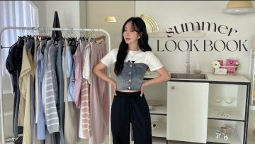 𝙚𝙫𝙚𝙣𝙩 ! 이번 주말에 여름휴가 갈까?🌊본격 여름 코디 룩북 ୧ ‧₊˚ 🪼⋅♡158cm 44kg summer fashion look book
