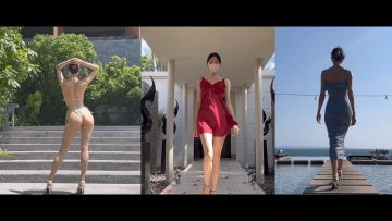 협찬 4K 이블린의 푸켓 룩북 패션쇼  │ 란제리, 비키니, 미니원피스, 모노키니 수영복, 패션 브랜드 드레스  │  Model Evelyns Phuket Fashion Show