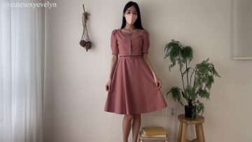 [4K] 여성 패션 브랜드 SOUP 원피스, 투피스 소개하기 / 이블린 패션 룩북 / 여성 패션 추천