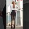 Classy Date Outfit❤️ | White Blouse, Black Mini Skirt & Black Pantyhose w Open-Toe Heels