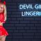 Devil Girl Lingerie Outfit