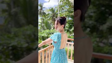 [shorts] Glowing Bohol Palm Trees 티파니에 플라워 원피스/모노빈제이/바캉스원피스/비치원피스/비치웨어/dress/beachwear/lookbook