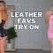TIGHT OUTFITS LEATHER TRY ON | Devon Jenelle